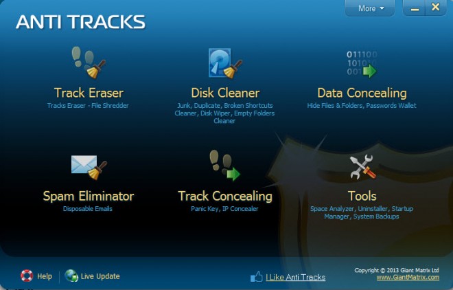 Anti Tracks: داده های شخصی خود را پاکسازی کنید Anti Tracks: داده های شخصی خود را پاکسازی کنید